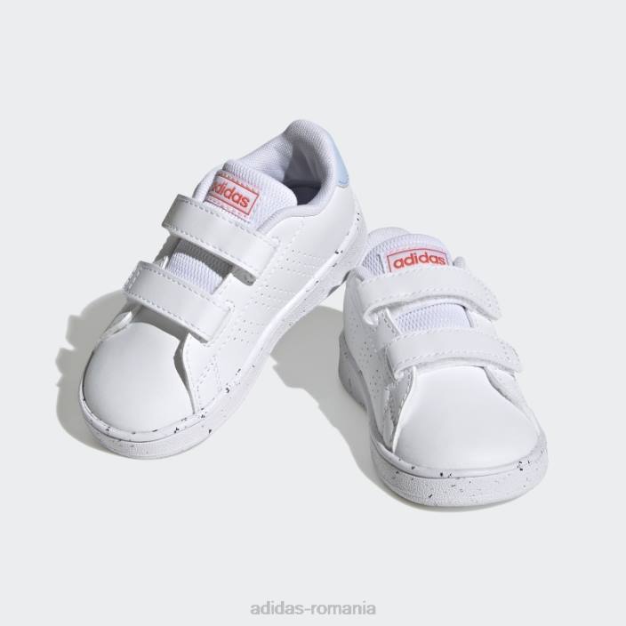 Adidas x disney avantaj moana pantofi cu cârlig și buclă fashion alb copii alb/albastru zori/portocaliu 2JBN17602