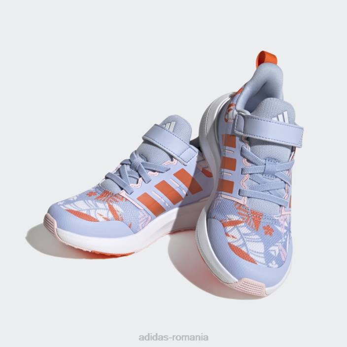 Adidas x disney fortarun 2.0 moana cloudfoam dantela elastica cu curea pantofi hot blue Dawn copii albastru zori/portocaliu/alb 2JBN11186