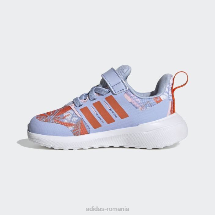 Adidas x disney fortarun 2.0 moana cloudfoam dantela elastica cu curea pantofi moda albastru zori copii albastru zori/portocaliu/roz 2JBN17790