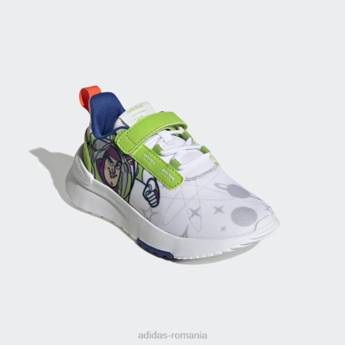 Adidas x disney racer tr21 toy story pantofi buzz lightyear fashion alb copii alb/verde 2JBN11496