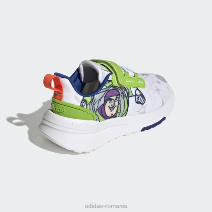 Adidas x disney racer tr21 toy story pantofi buzz lightyear fashion alb copii alb/verde 2JBN11496