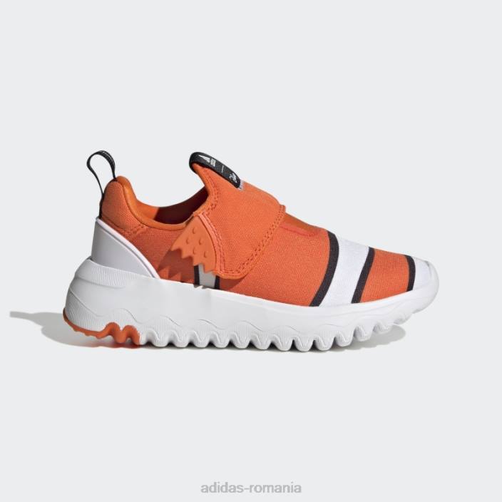 Adidas x disney suru365 găsirea pantofilor slip-on nemo portocaliu fierbinte copii portocaliu/alb/negru 2JBN18241