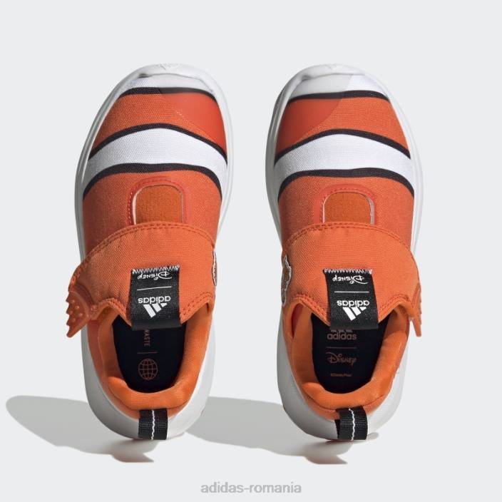 Adidas x disney suru365 găsirea pantofilor slip-on nemo portocaliu fierbinte copii portocaliu/alb/negru 2JBN18241