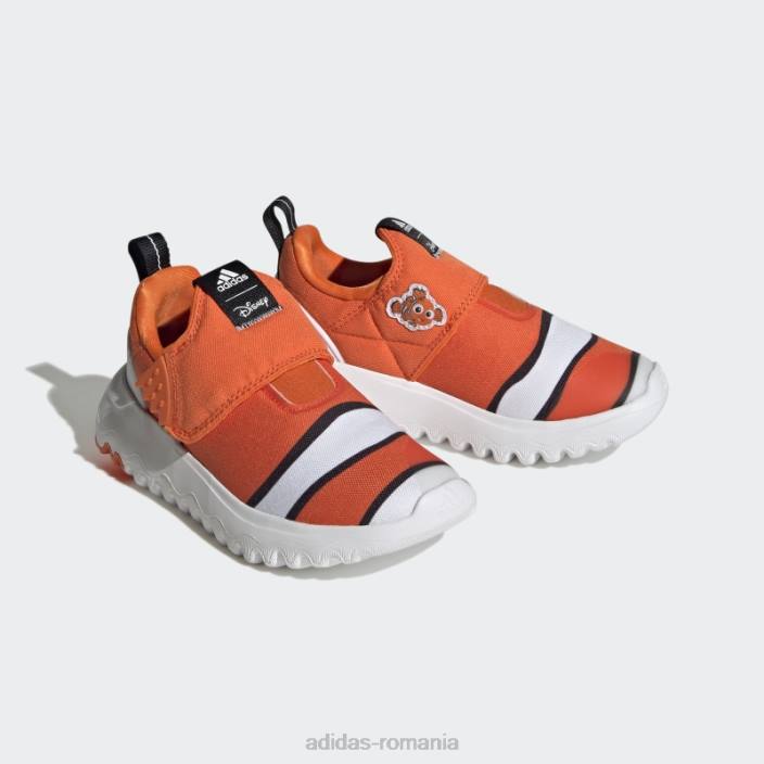 Adidas x disney suru365 găsirea pantofilor slip-on nemo portocaliu fierbinte copii portocaliu/alb/negru 2JBN18241