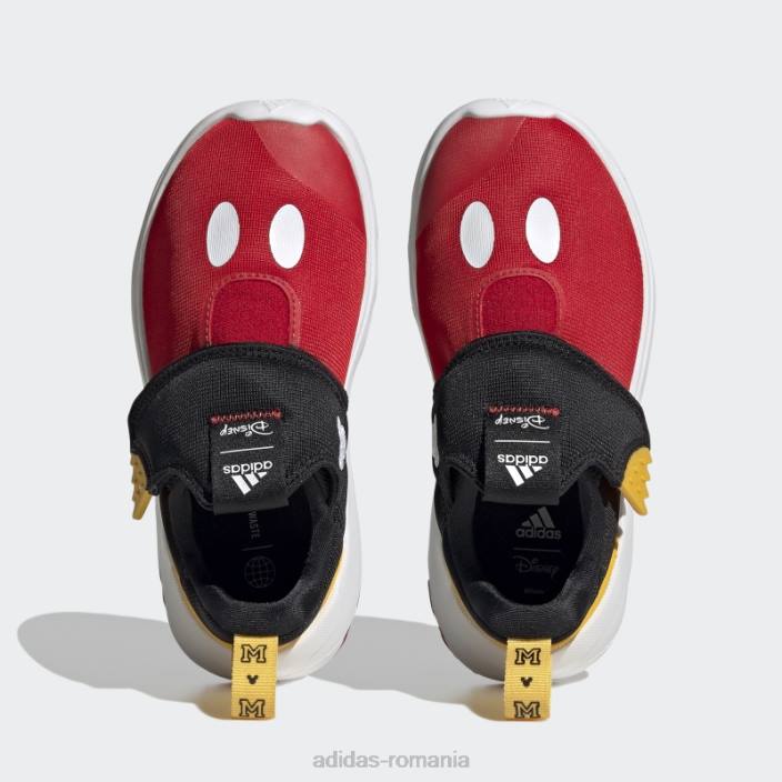 Adidas x disney suru365 mickey pantofi slip-on negru fierbinte copii negru/stacojiu/auriu 2JBN18245