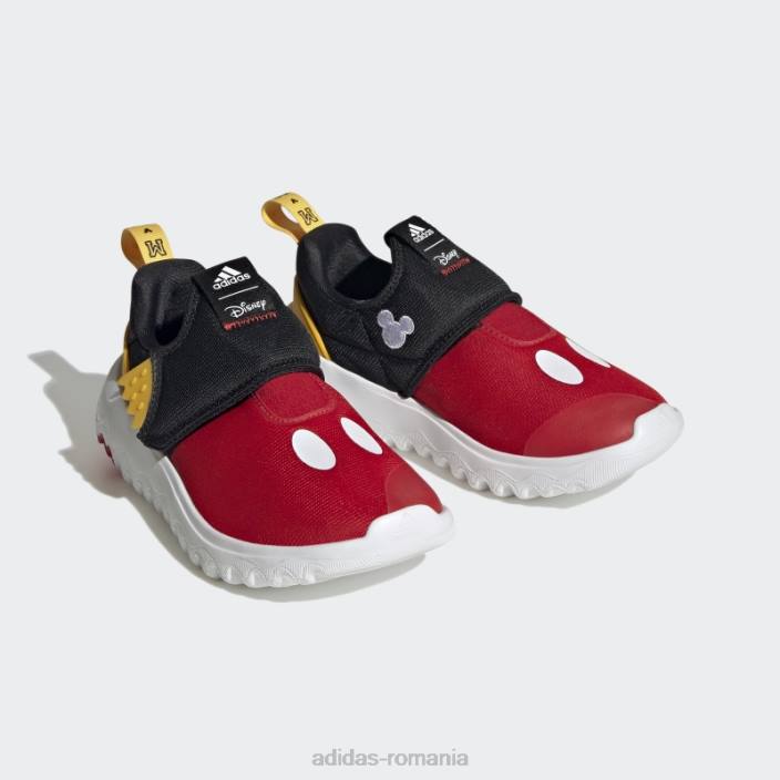 Adidas x disney suru365 mickey pantofi slip-on negru fierbinte copii negru/stacojiu/auriu 2JBN18245