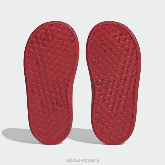 Adidas x marvel avantaj pantofi cu cârlig și buclă spider-man alb fierbinte copii alb/stacojiu 2JBN17679
