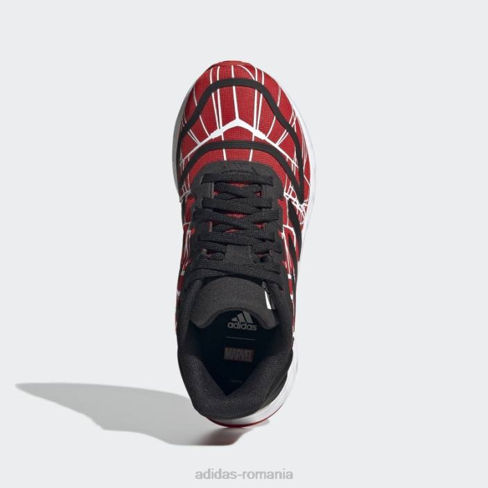 Adidas x marvel duramo 10 mile morales pantofi dantela rosu copii roșu/negru/alb 2JBN11465