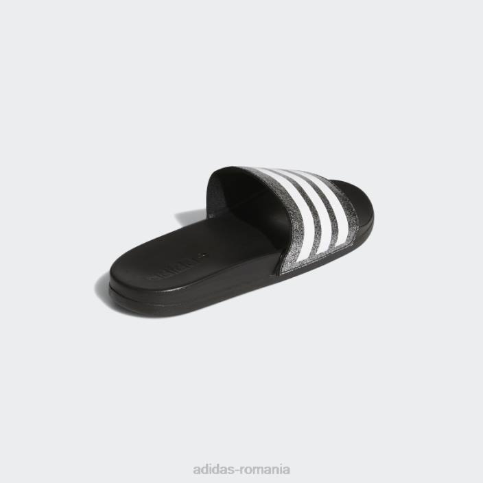 Adidas diapozitive confort adilette negru/alb copii alb negru 2JBN11047