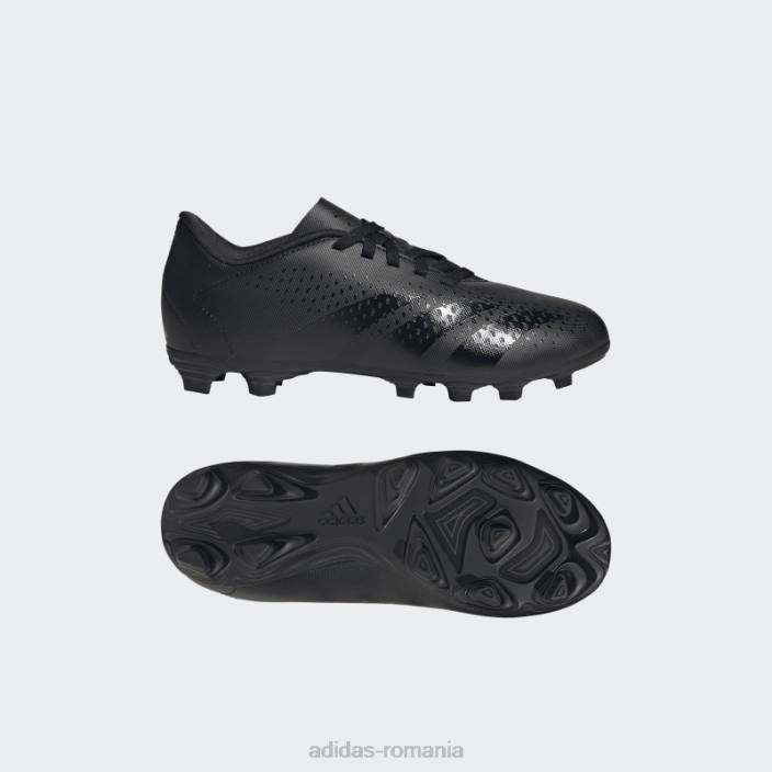 Adidas Predator precizie.4 crampoane flexibile de fotbal la sol negre copii alb negru 2JBN24848