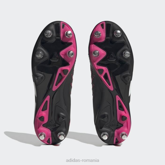 Adidas Predator roz elegantă precizie.3 cizme de pământ moale copii negru/alb/roz 2JBN17610