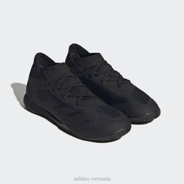 Adidas acuratețea prădătorului negru.3 cizme de interior copii alb negru 2JBN17734