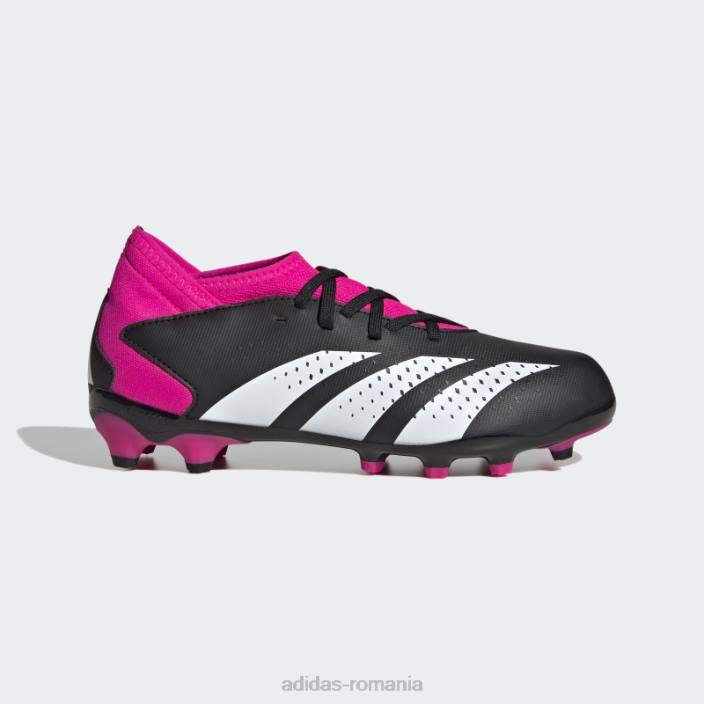 Adidas acuratețea prădătorului negru.3 cizme multi-sol copii negru/alb/roz 2JBN17609