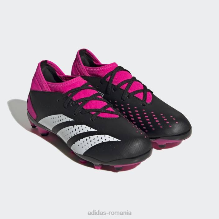 Adidas acuratețea prădătorului negru.3 cizme multi-sol copii negru/alb/roz 2JBN17609