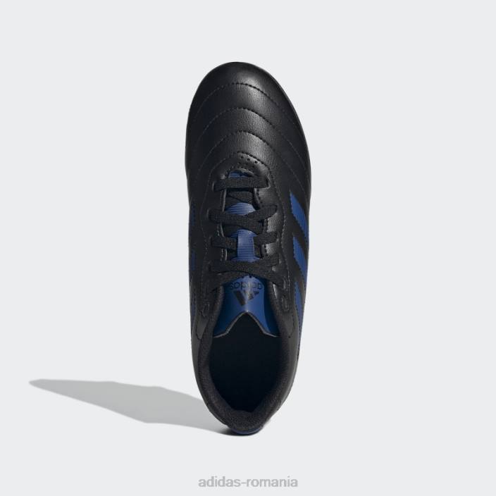 Adidas adidasi negru goletto viii pentru teren ferm copii negru/albastru regal 2JBN11229