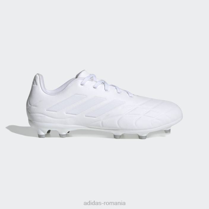 Adidas alb copa pure.3 cizme teren ferm adidas copii alb/zero metalic 2JBN17649