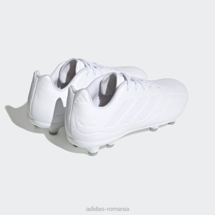 Adidas alb copa pure.3 cizme teren ferm adidas copii alb/zero metalic 2JBN17649