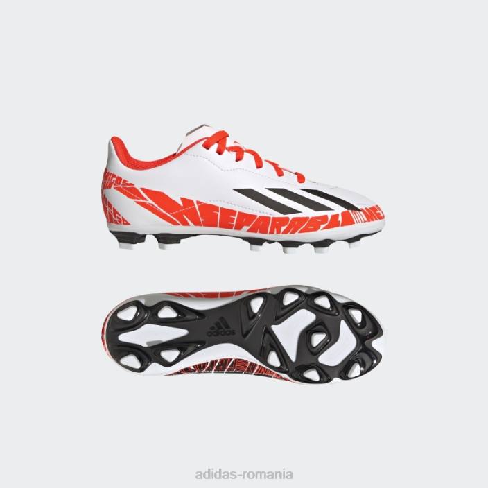 Adidas alb x speedportal messi.4 crampoane flexibile de sol copii alb/negru/rosu 2JBN11519
