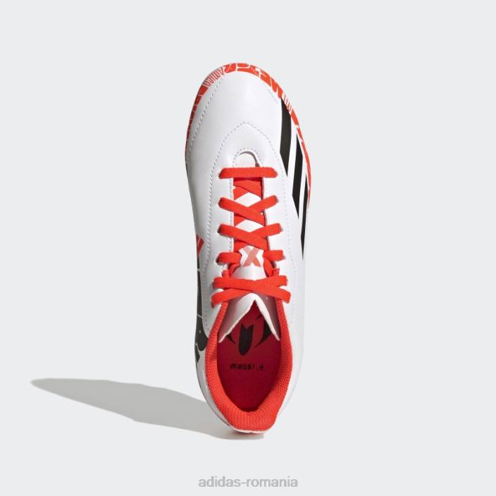 Adidas alb x speedportal messi.4 crampoane flexibile de sol copii alb/negru/rosu 2JBN11519