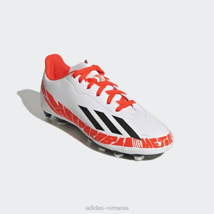 Adidas alb x speedportal messi.4 crampoane flexibile de sol copii alb/negru/rosu 2JBN11519