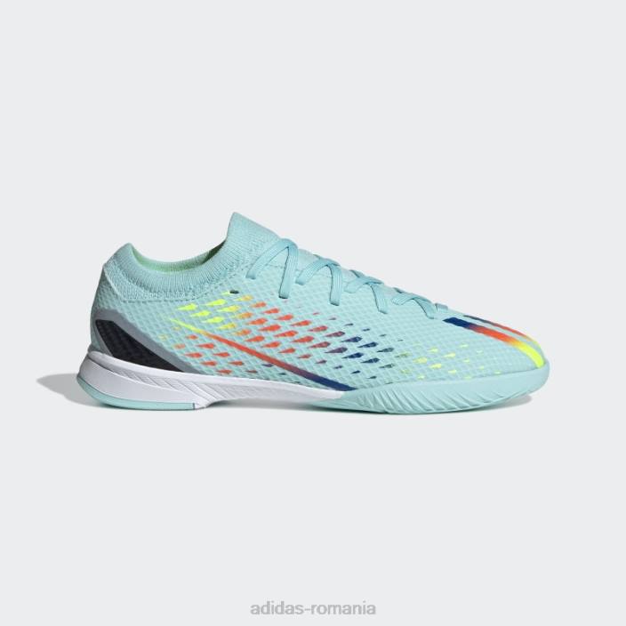 Adidas aqua x speedportal.3 cizme indoor adidas copii aqua/albastru/galben 2JBN3609