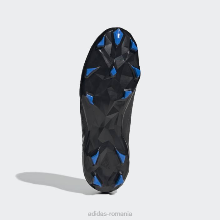 Adidas black predator edge.3 crampoane pentru teren ferm adidas copii negru/alb/rosu 2JBN11187