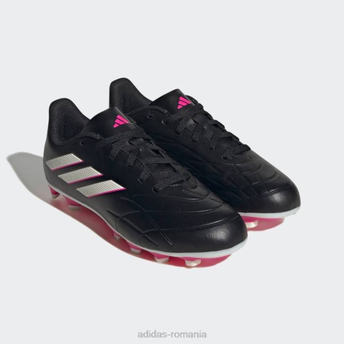 Adidas copa pure.4 crampoane flexibile la sol negre copii negru/zero metalic/roz 2JBN11371