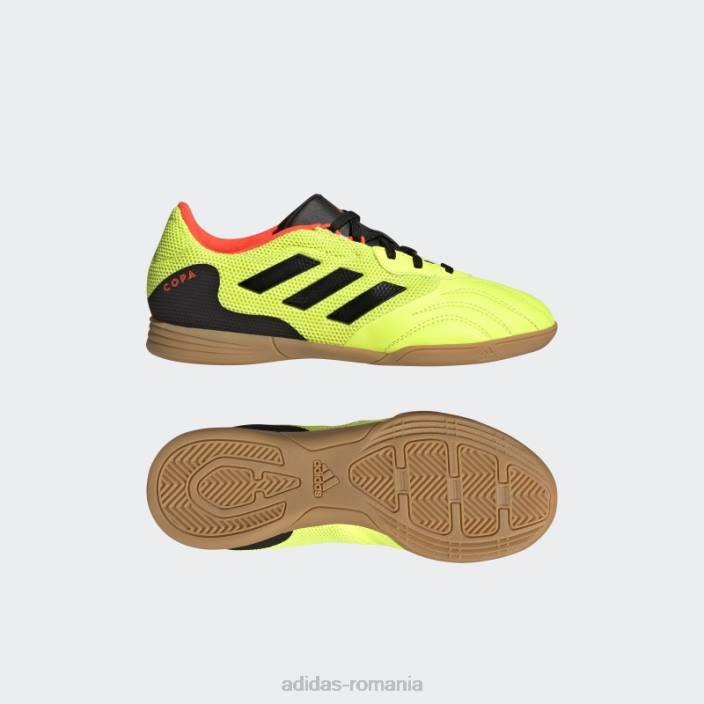 Adidas copa sense.3 indoor sala pantofi galbeni copii galben/negru/rosu 2JBN11539