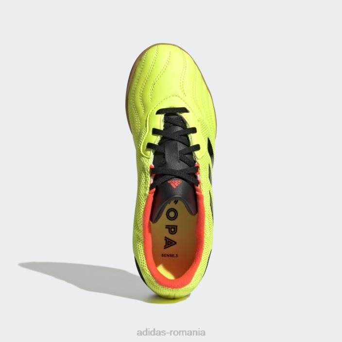 Adidas copa sense.3 indoor sala pantofi galbeni copii galben/negru/rosu 2JBN11539