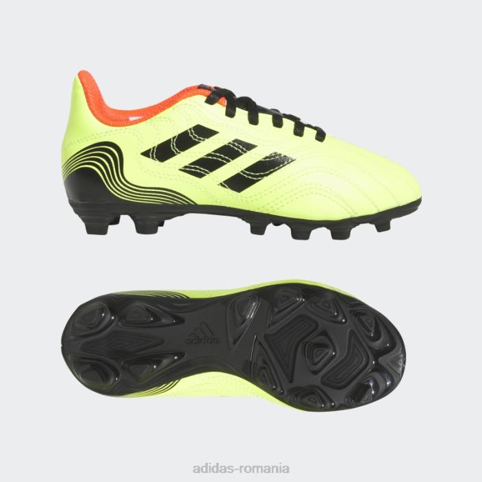 Adidas copa sense.4 tachete flexibile de sol galbene copii galben/negru/rosu 2JBN11551
