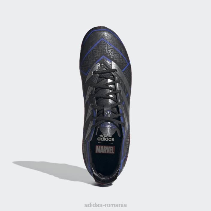 Adidas crampoane de fotbal negru pentru teren ferm copii negru/argintiu/cerneală 2JBN24869