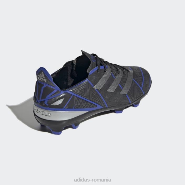 Adidas crampoane de fotbal negru pentru teren ferm copii negru/argintiu/cerneală 2JBN24869