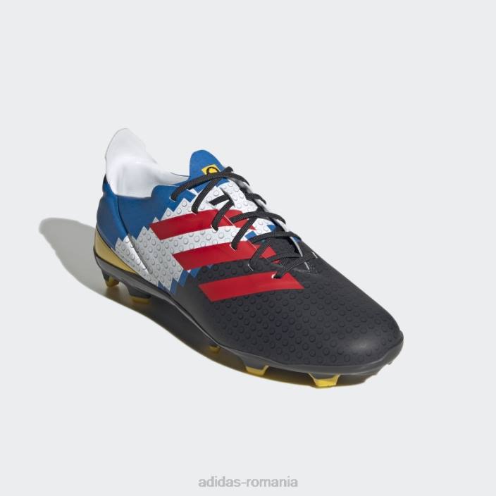 Adidas crampoane de fotbal pentru teren ferm de carbon gamemode copii carbon/rosu/albastru 2JBN24874