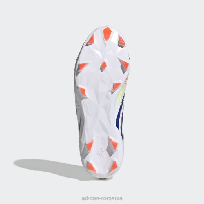 Adidas marginea de pradator alb.3 tachete de teren ferm copii alb/galben/albastru 2JBN11458