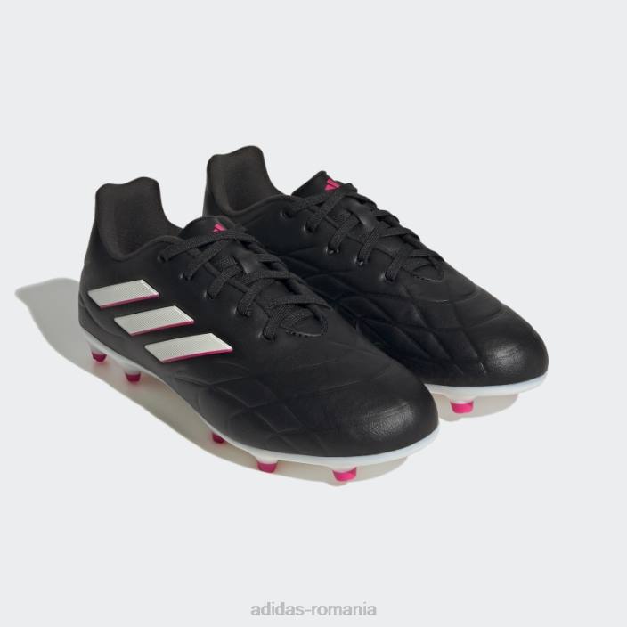 Adidas negru copa pure.3 cizme teren ferm copii negru/zero metalic/roz 2JBN17687