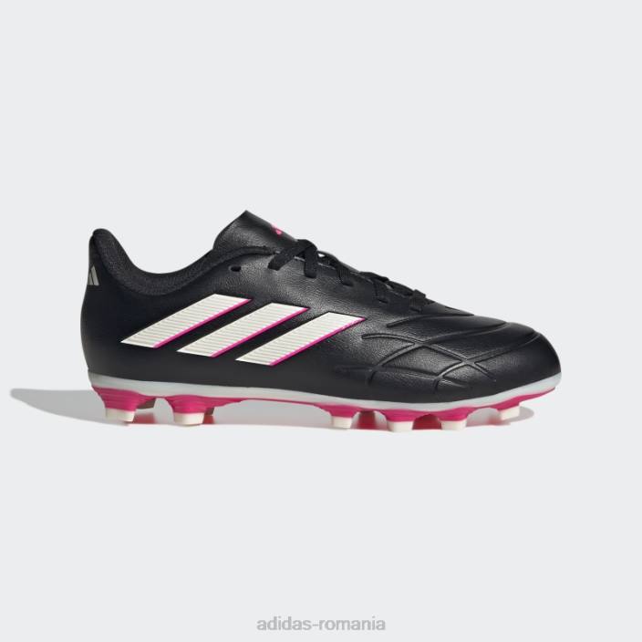 Adidas negru copa pure.4 cizme de teren flexibile copii negru/zero metalic/roz 2JBN3821