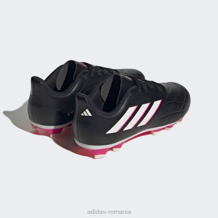 Adidas negru copa pure.4 cizme de teren flexibile copii negru/zero metalic/roz 2JBN3821