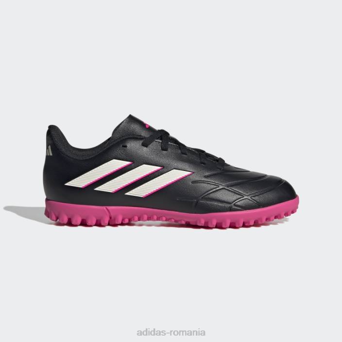 Adidas negru copa pure.4 cizme gazon copii negru/zero metalic/roz 2JBN3820