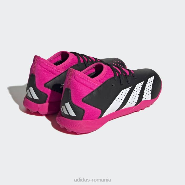 Adidas negru predator precizie.3 cizme gazon copii negru/alb/roz 2JBN17651