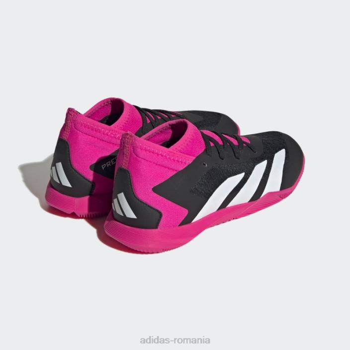 Adidas negru predator precizie.3 pantofi de fotbal indoor copii negru/alb/roz 2JBN24844