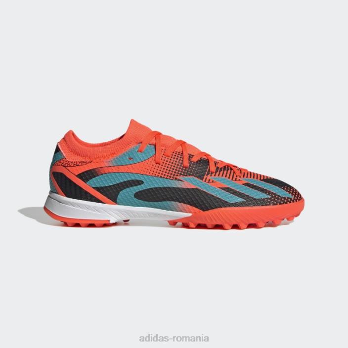 Adidas orange x speedportal messi.3 tf j copii portocaliu/papură cu mentă/negru 2JBN24856