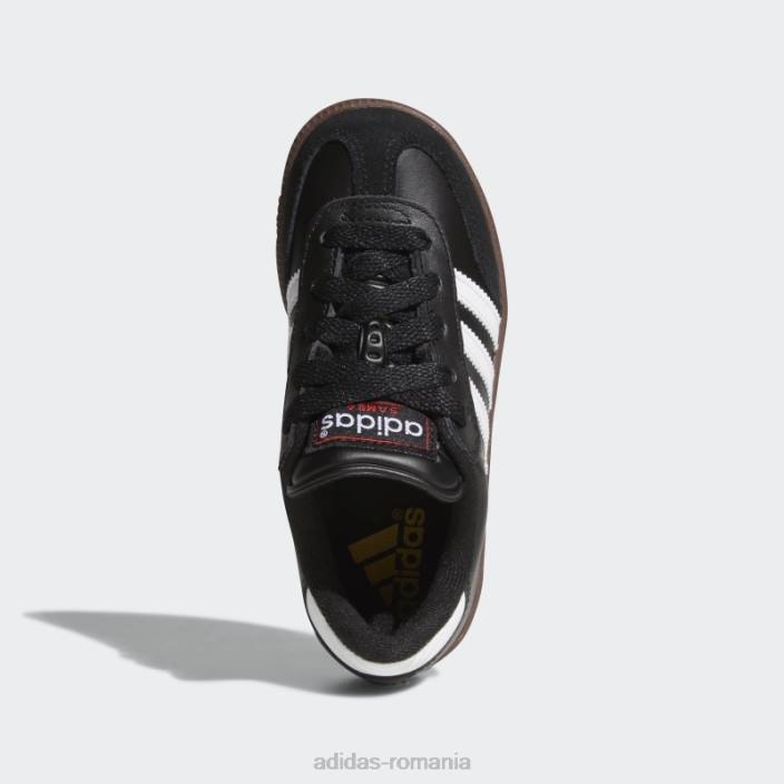 Adidas pantofi clasici samba alb elegant copii alb negru 2JBN11389