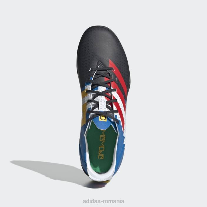 Adidas pantofi de fotbal pentru gazon din carbon gamemode copii carbon/rosu/albastru 2JBN24875