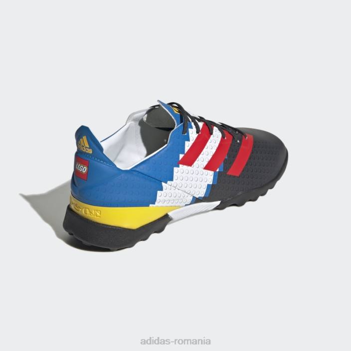 Adidas pantofi de fotbal pentru gazon din carbon gamemode copii carbon/rosu/albastru 2JBN24875