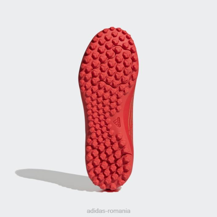 Adidas pradator edge.4 pantofi gazon rosii copii roșu/verde/negru 2JBN11527