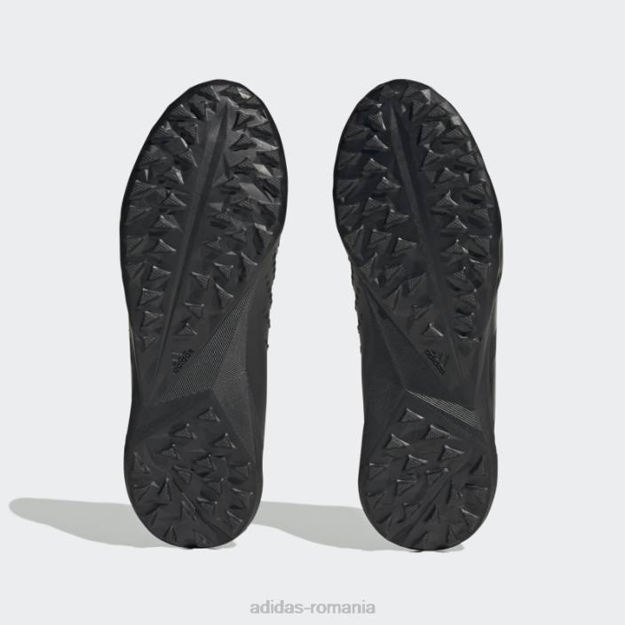 Adidas precizie prădător.3 cizme de gazon albe copii alb negru 2JBN17622