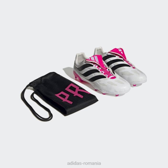 Adidas precizie prădător.3 fg j alb copii alb/negru/roz 2JBN24872