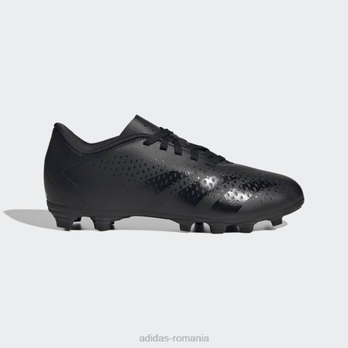 Adidas precizie prădător.4 crampoane flexibile de sol alb moda copii alb negru 2JBN11086