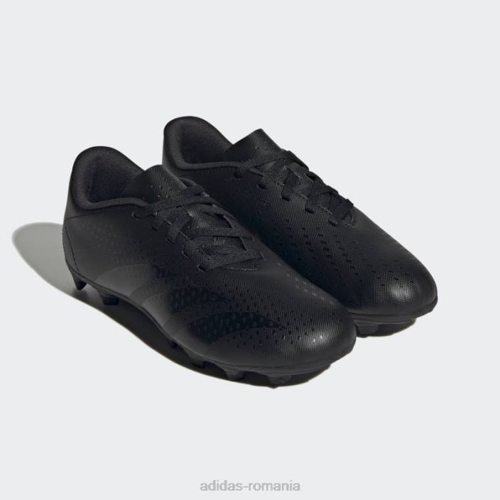 Adidas precizie prădător.4 crampoane flexibile de sol alb moda copii alb negru 2JBN11086