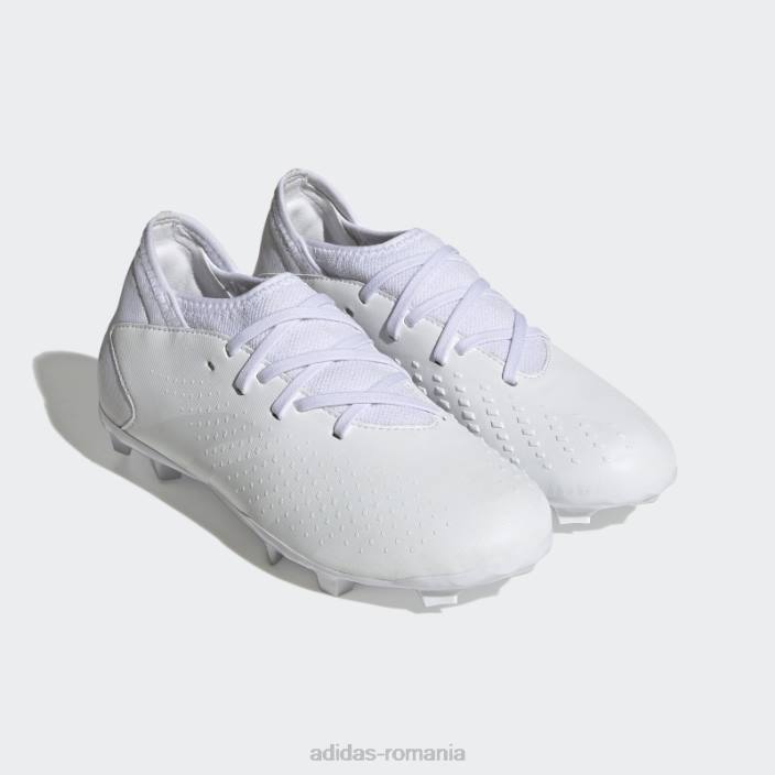 Adidas predator alb precizie.3 cizme teren ferm adidas copii alb negru 2JBN17643